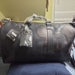 Disney Black Mickey Mouse Travel Bag